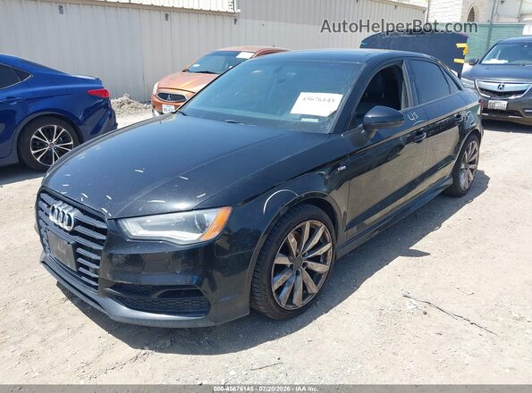 WAUB8GFF3G1058868 2016 AUDI A3 Black Front left