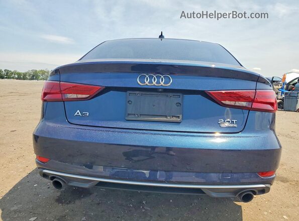 WAUB8GFF3H1011566 2017 AUDI A3 Blue Вид ззаду