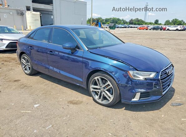 WAUB8GFF3H1011566 2017 AUDI A3 Blue Передня права чверть