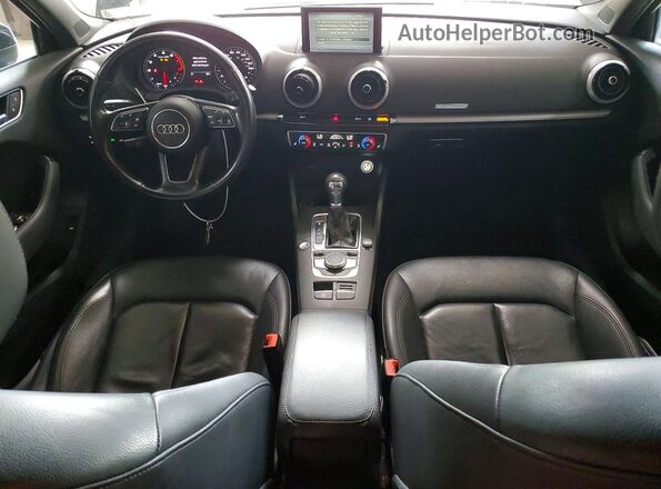 WAUB8GFF3H1046804 2017 AUDI A3 Черный Вид панели приборов