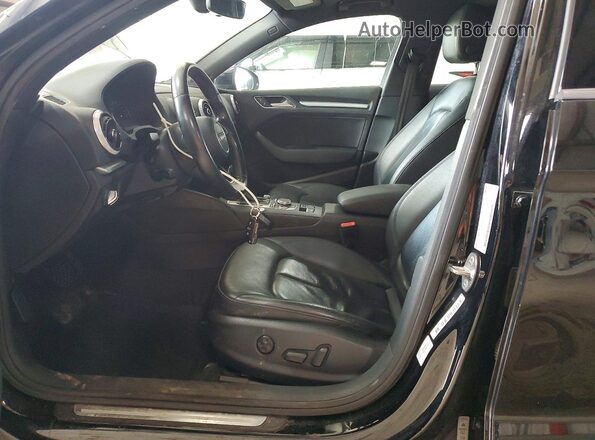 WAUB8GFF3H1046804 2017 AUDI A3 Черный Вид салона спереди