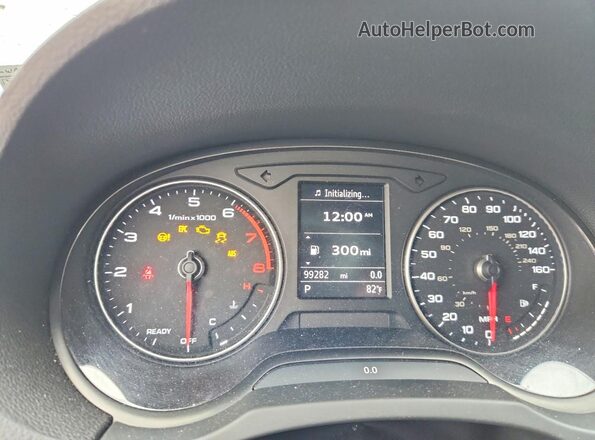 WAUB8GFF3H1051520 2017 AUDI A3 Gray Vista del cuadro de instrumentos