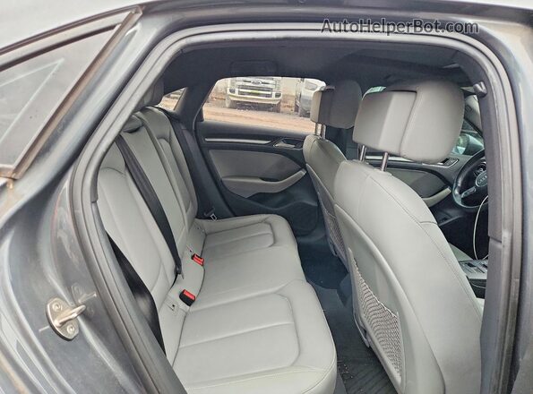 WAUB8GFF3H1051520 2017 AUDI A3 Gray Vista de los asientos traseros