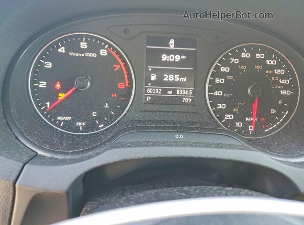 WAUB8GFF3J1047523 2018 AUDI A3 Белый Вид щитка приборов
