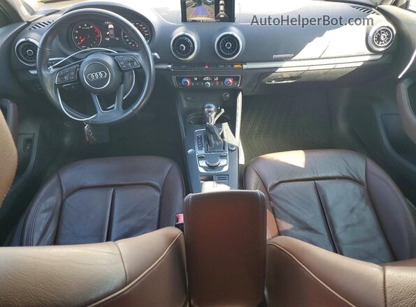 WAUB8GFF3J1047523 2018 AUDI A3 Белый Вид панели приборов
