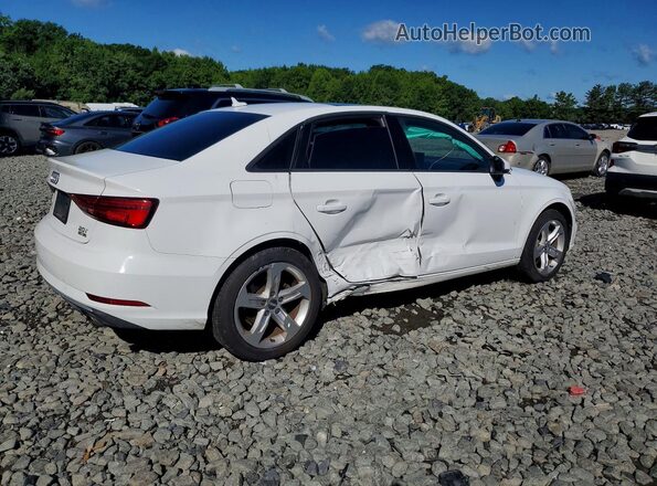WAUB8GFF3J1047523 2018 AUDI A3 Белый Задняя правая четверть