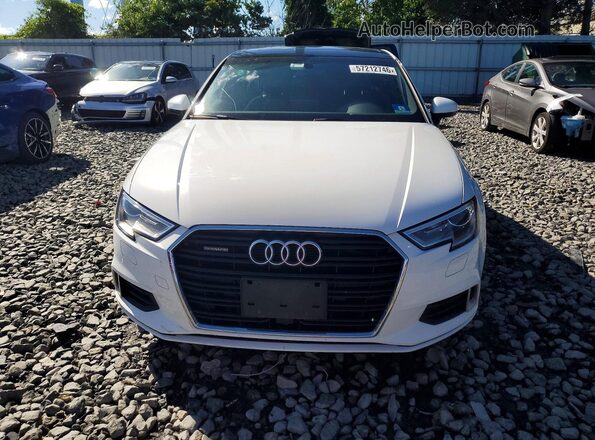 WAUB8GFF3J1047523 2018 AUDI A3 Белый Вид спереди