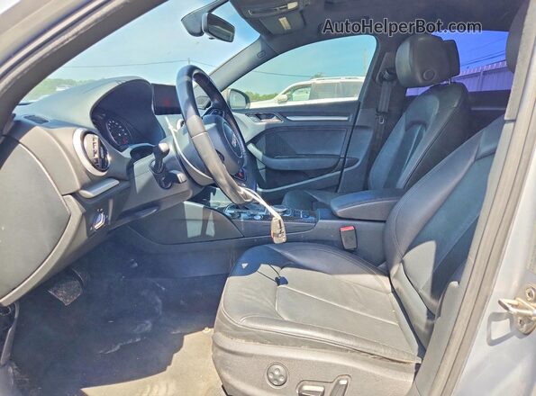 WAUB8GFF4G1004933 2016 AUDI A3 Gray Вид салону спереду