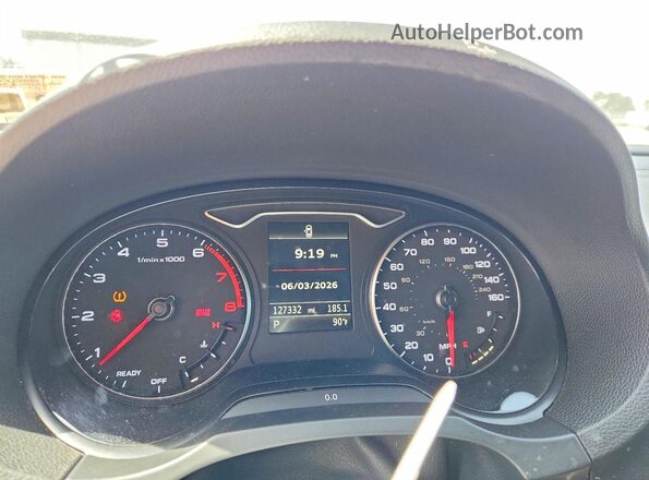 WAUB8GFF4G1004933 2016 AUDI A3 Gray Вид щитка приладів