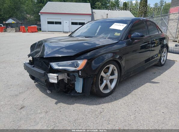 WAUB8GFF4G1059995 2016 AUDI A3 Black Передня ліва чверть