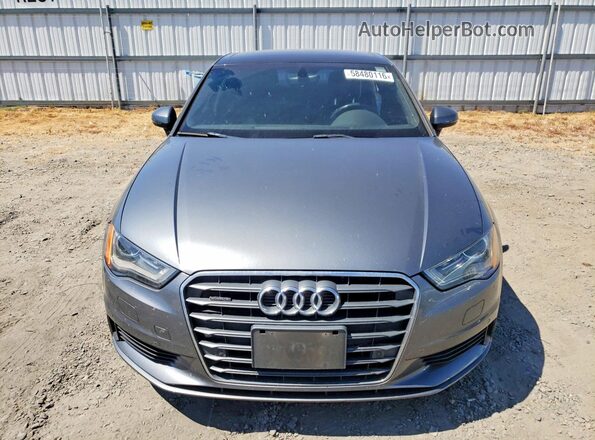 WAUB8GFF4G1082547 2016 AUDI A3 Gray Front view