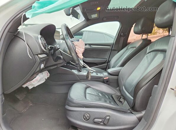 WAUB8GFF4G1115207 2016 AUDI A3 White Widok wnętrza z przodu