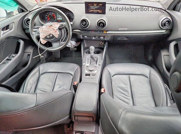 WAUB8GFF4G1115207 2016 AUDI A3 White Widok deski rozdzielczej