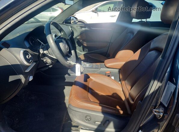 WAUB8GFF4J1012103 2018 AUDI A3 Gray Вид салону спереду