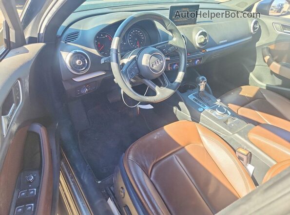 WAUB8GFF4J1012103 2018 AUDI A3 Gray Вид панелі приладів
