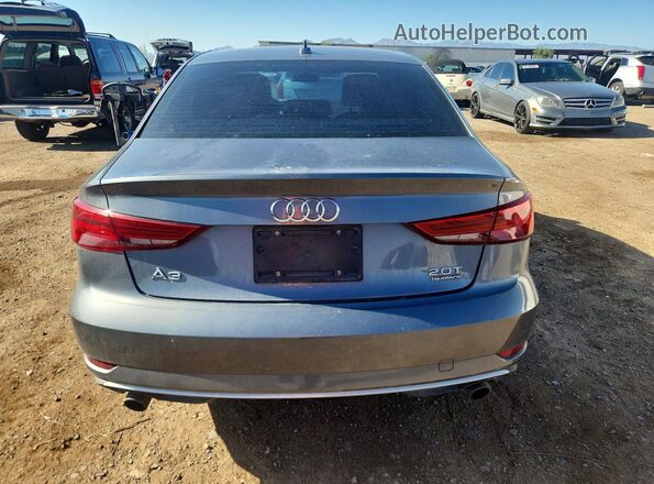 WAUB8GFF4J1012103 2018 AUDI A3 Gray Вид ззаду