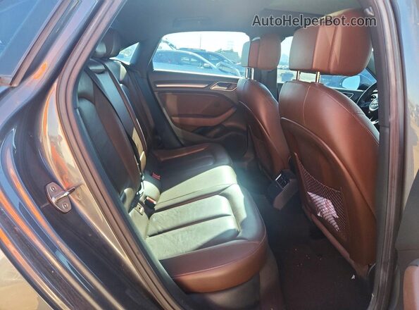 WAUB8GFF4J1012103 2018 AUDI A3 Gray Вид задніх сидінь