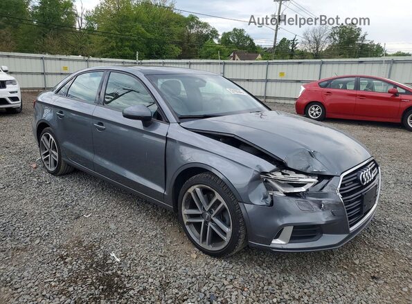 WAUB8GFF6J1004178 2018 AUDI A3 Gray Delantero derecho
