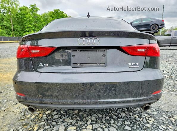 WAUB8GFF7G1006806 2016 AUDI A3 Black Հետևի տեսք