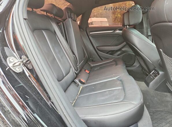 WAUB8GFF7G1006806 2016 AUDI A3 Black Հետևի նստատեղերի տեսք