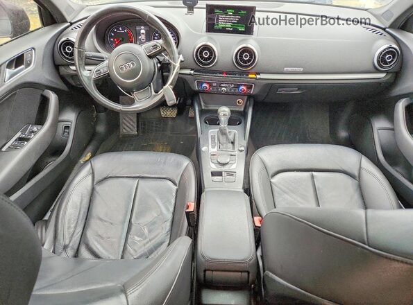 WAUB8GFF7G1006806 2016 AUDI A3 Black Առջևի վահանակի տեսք