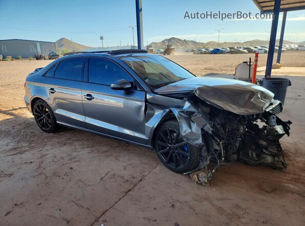 WAUB8GFF7G1072255 2016 AUDI A3 Gray Передня права чверть