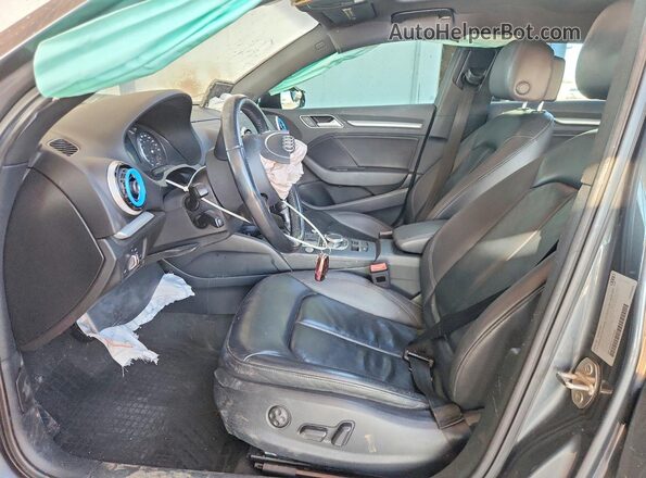 WAUB8GFF7G1072255 2016 AUDI A3 Gray Вид салону спереду