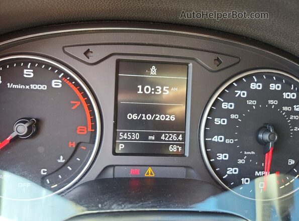 WAUB8GFFXG1013930 2016 AUDI A3 Gray Widok zestawu wskaźników