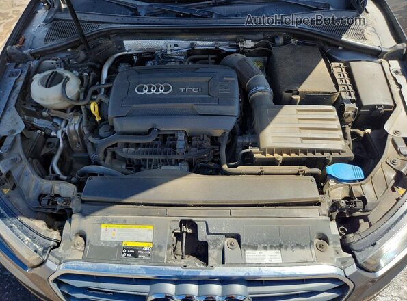 WAUB8GFFXG1013930 2016 AUDI A3 Gray Widok wnętrza z tyłu