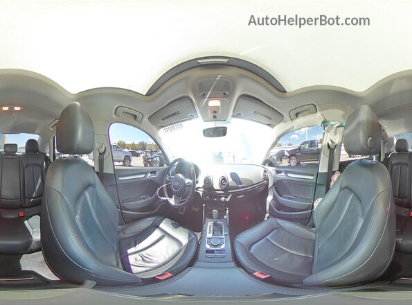 WAUB8GFFXG1013930 2016 AUDI A3 Gray Widok naklejki z numerem VIN