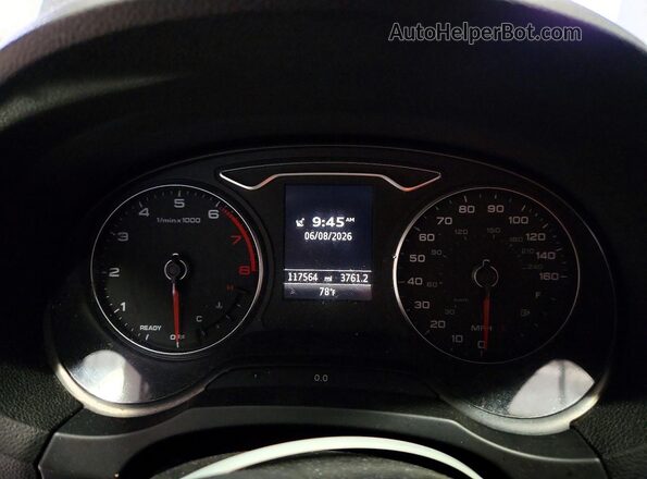 WAUB8GFFXG1050055 2016 AUDI A3 Черный Вид щитка приборов