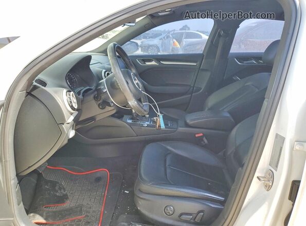 WAUB8GFFXG1115261 2016 AUDI A3 White Widok tylnych siedzeń