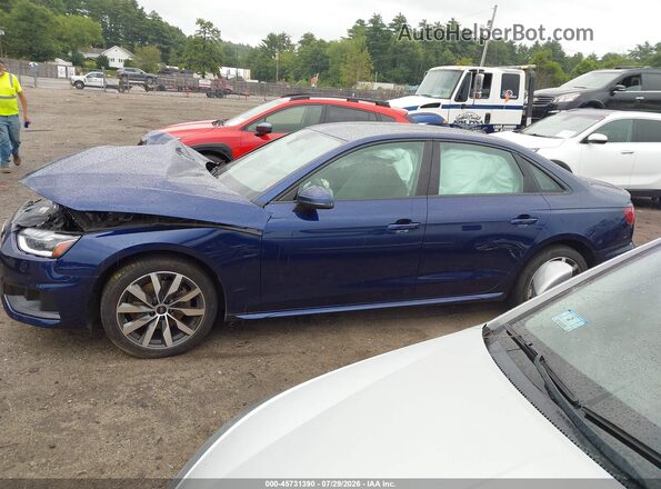WAUBBAF46RN002223 2024 AUDI A4 Blue Панорамний вид салону 360°