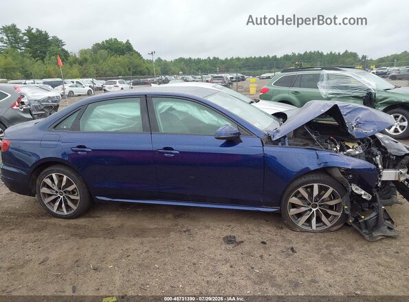 WAUBBAF46RN002223 2024 AUDI A4 Blue Вид задньої частини салону