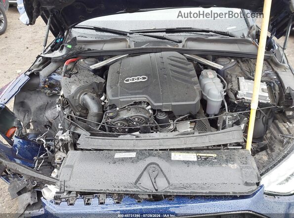 WAUBBAF46RN002223 2024 AUDI A4 Blue Вид ззаду