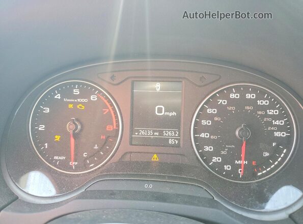 WAUBEGFF1K1017446 2019 AUDI A3 Black Vista del cuadro de instrumentos