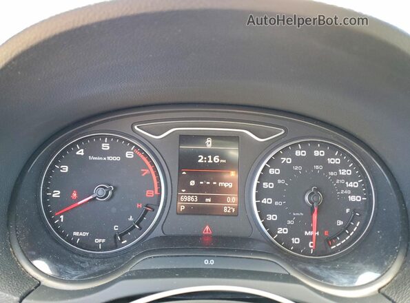 WAUBEGFF4LA037708 2020 AUDI A3 Серый Вид щитка приборов