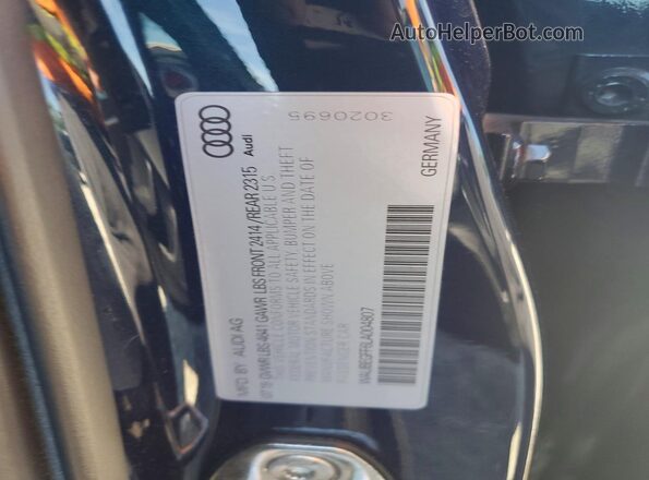 WAUBEGFF6LA004807 2020 AUDI A3 Blue Вид підкапотного простору