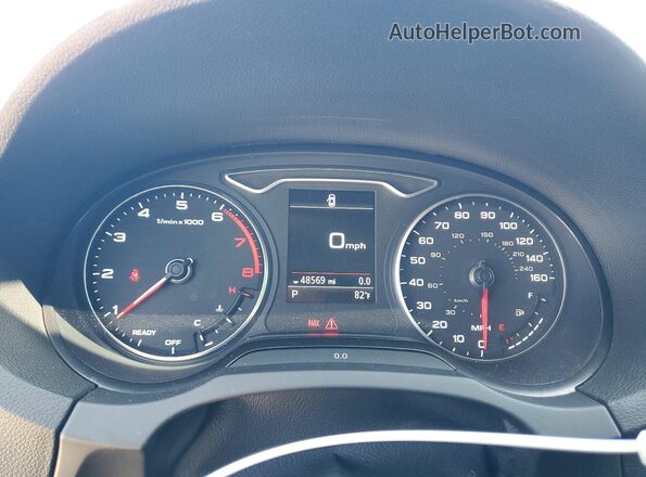 WAUBEGFF6LA004807 2020 AUDI A3 Blue Вид щитка приладів