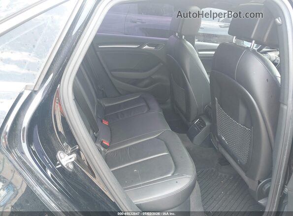 WAUBEGFF7K1021405 2019 AUDI A3 Black Widok naklejki z numerem VIN