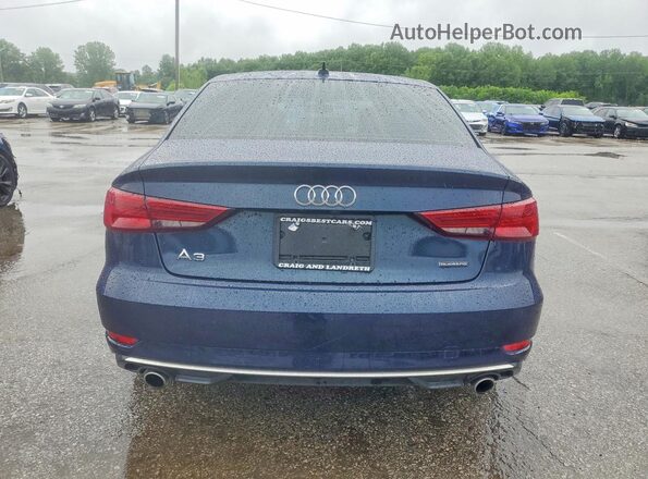WAUBEGFF7KA092264 2019 AUDI A3 Blue Հետևի տեսք