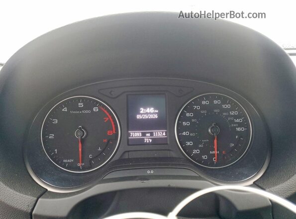 WAUBEGFF7KA092264 2019 AUDI A3 Blue Սարքավորումների վահանակի տեսք