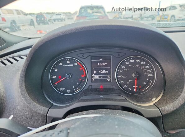 WAUBEGFF7KA125277 2019 AUDI A3 White Instrument cluster view