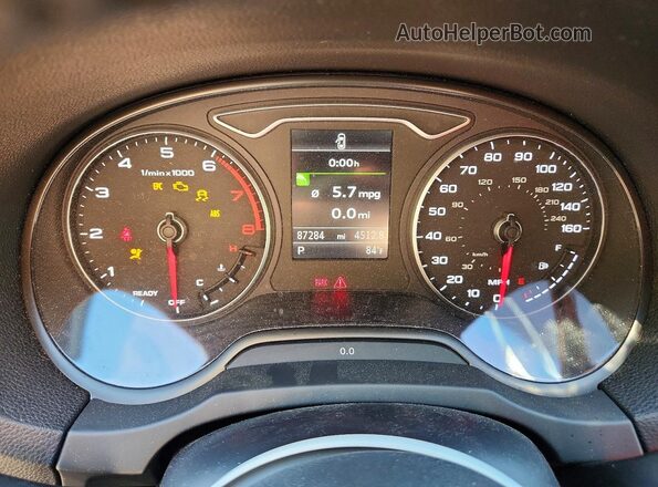 WAUBEGFF9LA021228 2020 AUDI A3 Gray Instrument cluster view