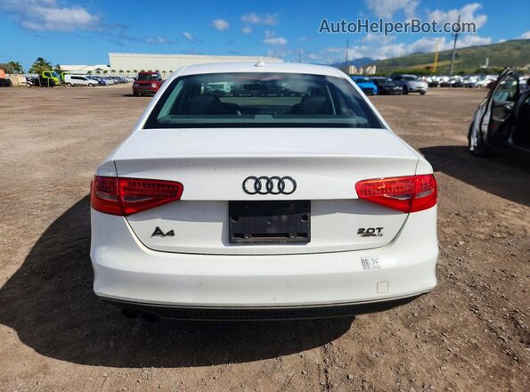 WAUBFAFL1GN011484 2016 AUDI A4 Белый Вид сзади