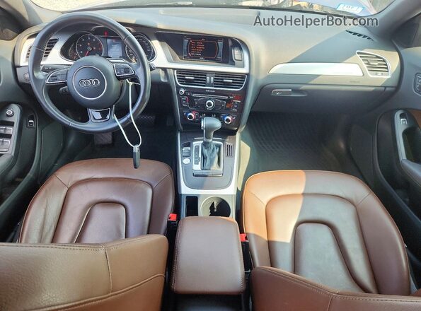 WAUBFAFL4GN006375 2016 AUDI A4 Синий Вид панели приборов