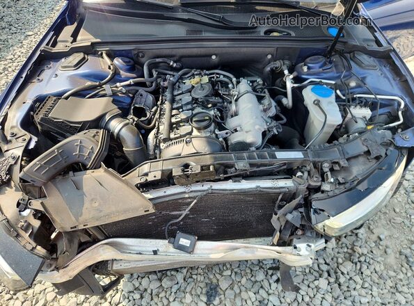 WAUBFAFL4GN006375 2016 AUDI A4 Синий Вид задней части салона