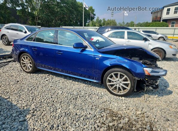 WAUBFAFL4GN006375 2016 AUDI A4 Синий Передняя правая четверть