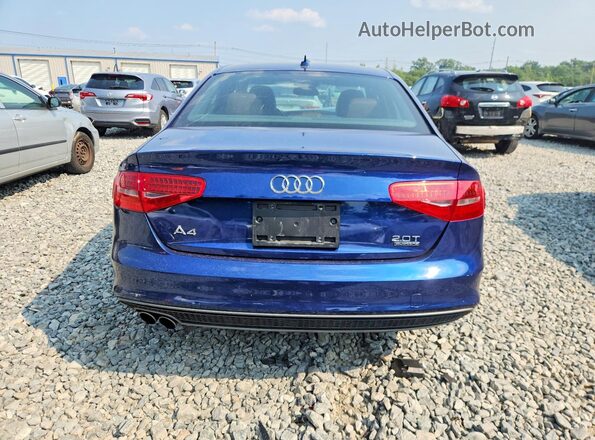 WAUBFAFL4GN006375 2016 AUDI A4 Синий Вид сзади