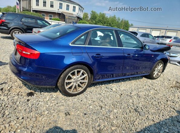 WAUBFAFL4GN006375 2016 AUDI A4 Синий Задняя правая четверть